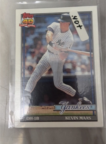 1991 Topps #435 Kevin Maas — front