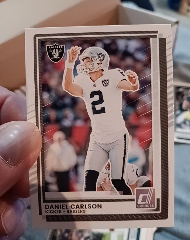2025 Donruss #Daniel Carlson — front