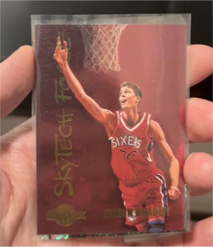 1994-95 SkyBox Premium #SF4 Shawn Bradley SkyTech Force Philadelphia 76ers — front