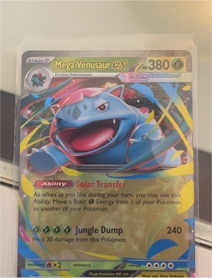 2025 Pokemon TCG Mega Venusaur EX #003 — front