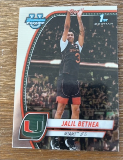 2024-25 Bowman Chrome University #28 Jalil Bethea — front