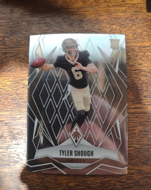2025 Panini Phoenix Tyler Shough RC Saints — front