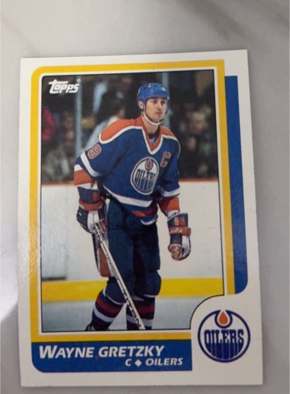 1986-87 Topps #3 Wayne Gretzky — front