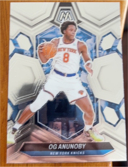 2023-24 Panini Mosaic #135 OG Anunoby — front