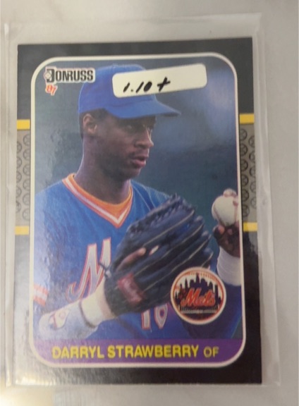 1987 Donruss #118 Darryl Strawberry — front
