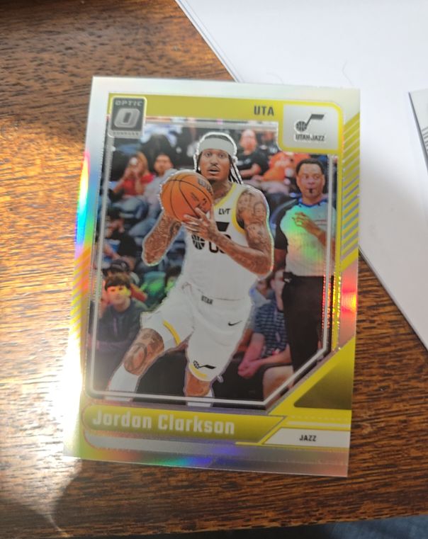 2024-25 Panini Donruss Optic #122 Jordan Clarkson — front