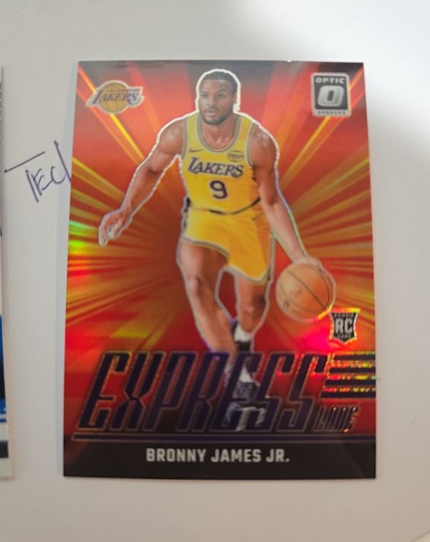 2024-25 Panini Donruss Optic #4 Bronny James Jr. Express Lane — front