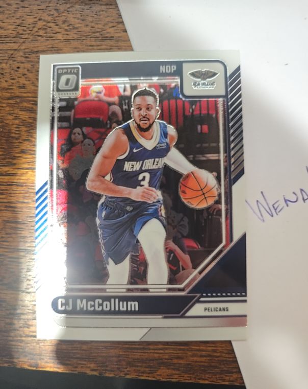 2024-25 Panini Donruss Optic #53 CJ McCollum — front