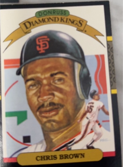 1987 Donruss #11 Chris Brown Diamond Kings — front