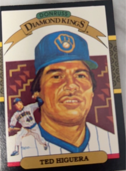 1987 Donruss Diamond Kings #16 Ted Higuera — front