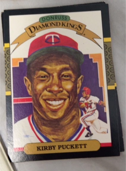 1987 Donruss Diamond Kings #19 Kirby Puckett — front