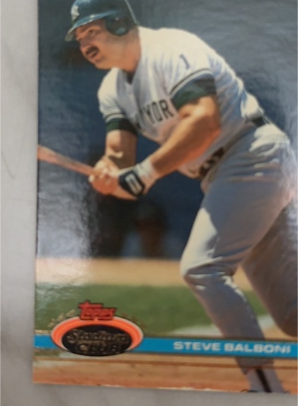 1991 Topps Stadium Club #1 Steve Balboni — front