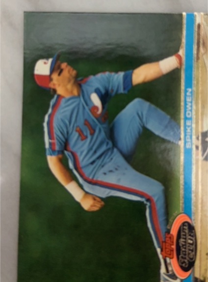 1991 Topps Stadium Club #236 Spike Owen — front