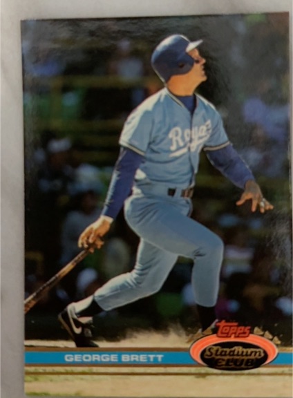1991 Topps Stadium Club #159 George Brett — front