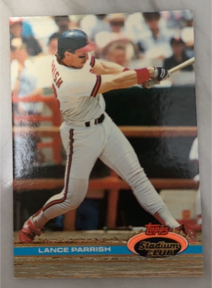 1991 Topps Stadium Club #166 Lance Parrish — front