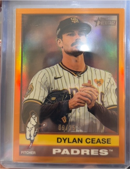 2025 Topps Heritage #259 Dylan Cease — front