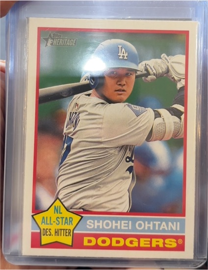 2025 Topps Heritage #148 Shohei Ohtani — front