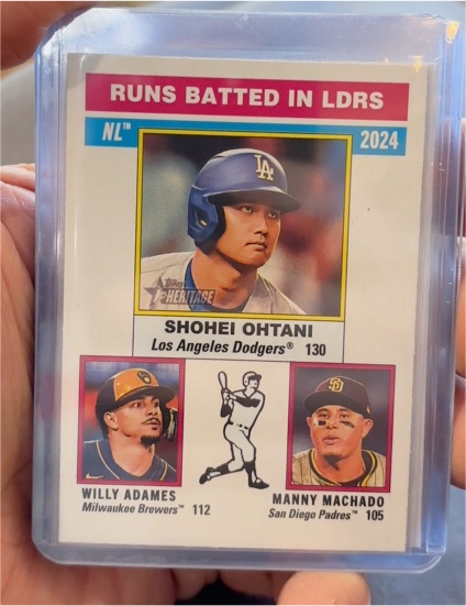 2025 Topps Heritage #195 Shohei Ohtani — front