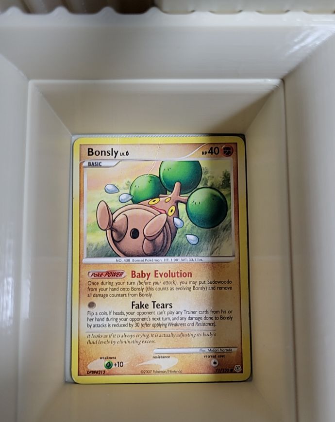 2007 Pokémon Diamond & Pearl #71 Bonsly — front