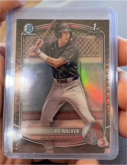 2025 Bowman Chrome #BCP-92 Bo Walker — front