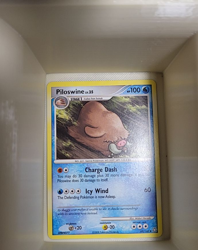 2008 Pokémon Legends Awakened #69 Piloswine — front