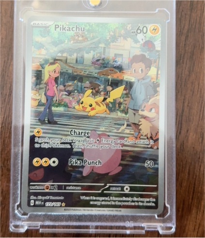 2023 Pokémon Scarlet & Violet 173/165 Pikachu Illustration Rare — front