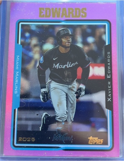 2025 Topps Archives #289 Xavier Edwards — front