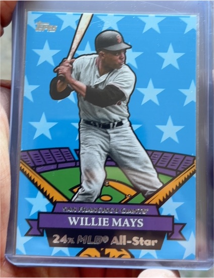2025 Topps Archives 2007 Topps All-Stars #07AS-21 Willie Mays — front