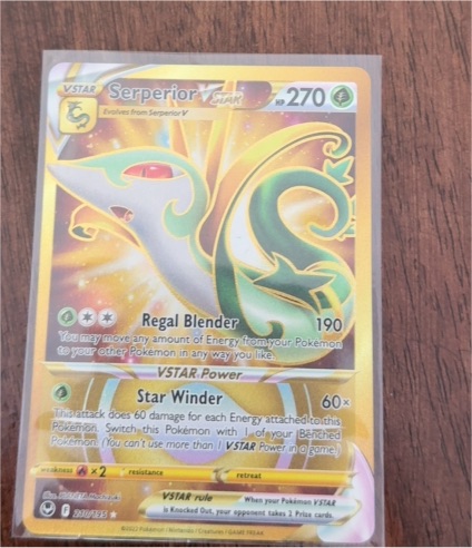 2022 Pokémon TCG Silver Tempest #210 Serperior VSTAR — front