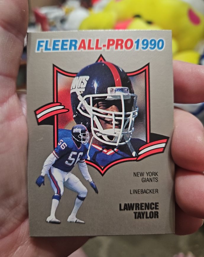 1990 Fleer All-Pro #14 Lawrence Taylor — front