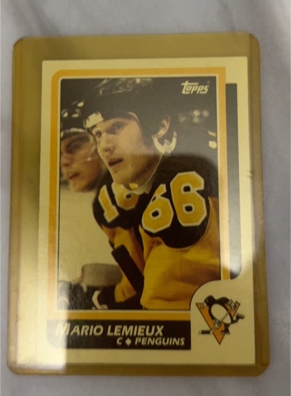 1986-87 Topps #122 Mario Lemieux — front