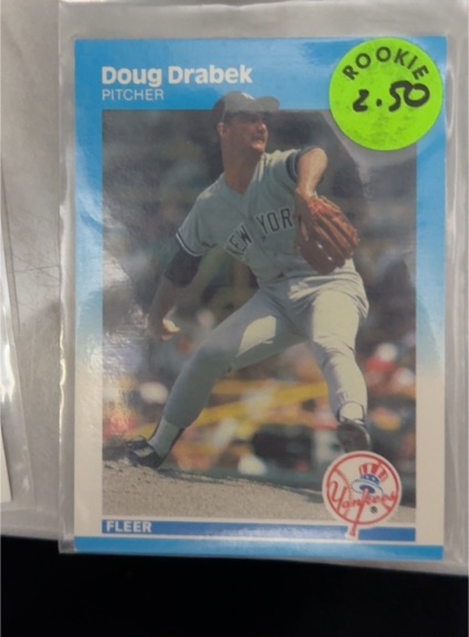 1987 Fleer #96 Doug Drabek — front