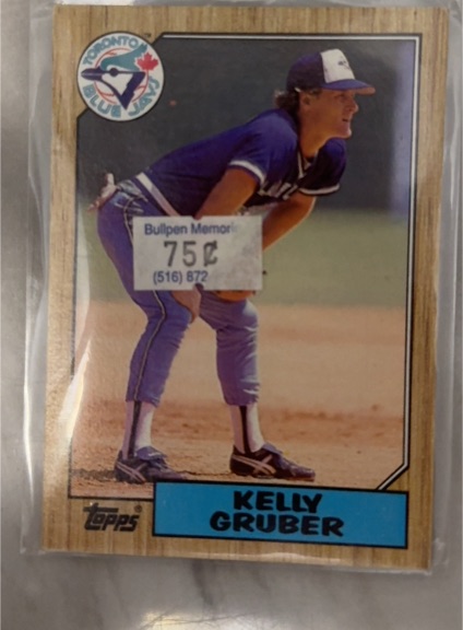 1987 Topps #600 Kelly Gruber — front