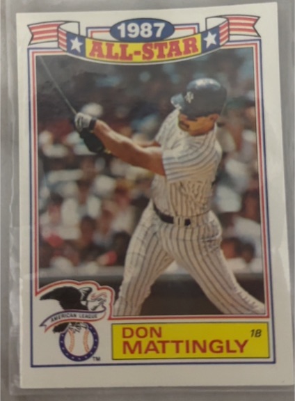 1988 Topps #2 Don Mattingly Glossy All-Stars — front