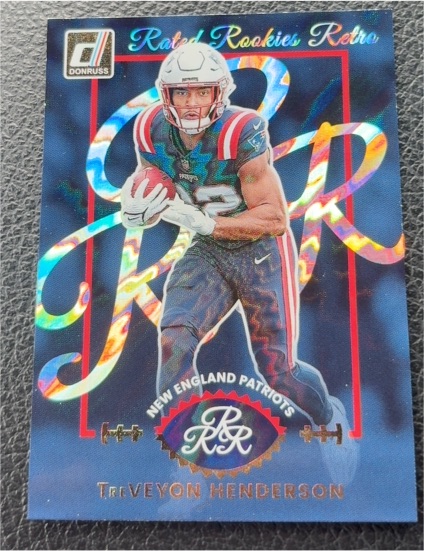 2025 Donruss Rated Rookies Retro #20 TreVeyon Henderson — front