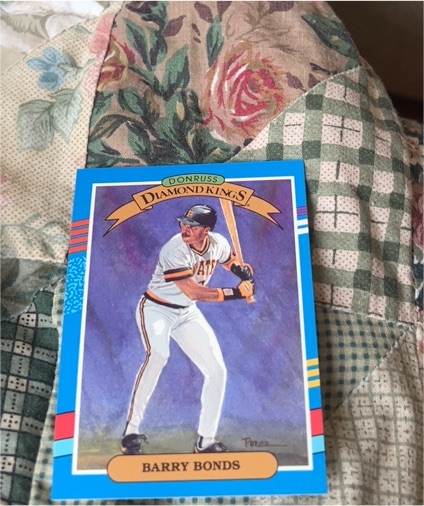 1991 Donruss Diamond Kings #4 Barry Bonds — front
