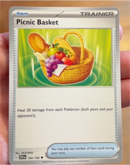 2023 Pokémon SV01: Scarlet & Violet Base Set #184 Picnic Basket — front