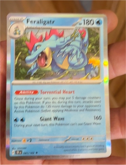2024 Pokémon Temporal Forces #41 Feraligatr — front