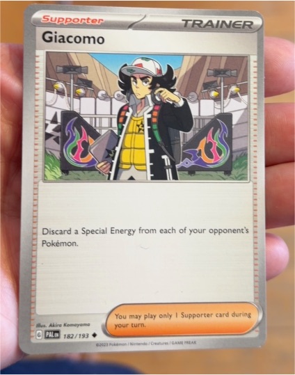 2023 Pokémon SV02: Paldea Evolved #182 Giacomo — front