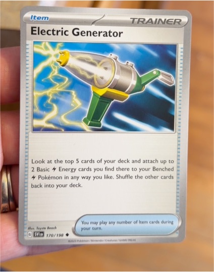 2024 Pokémon Scarlet & Violet #170 Electric Generator — front