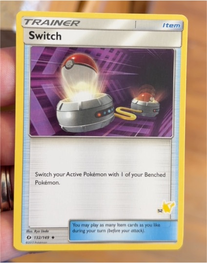 2017 Pokémon Sun & Moon #132 Switch — front