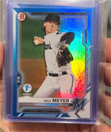 2021 Bowman 1st Edition #BFE-66 Max Meyer — front