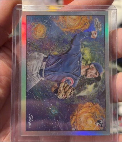 2025 Topps Chrome Cosmic #STN-23 Matt Shaw Stars in the Night — front