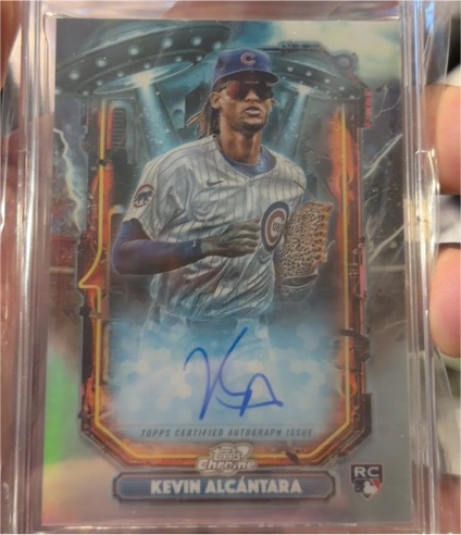 2025 Topps Chrome Cosmic Extraterrestrial Talent #Kevin Alcantara — front