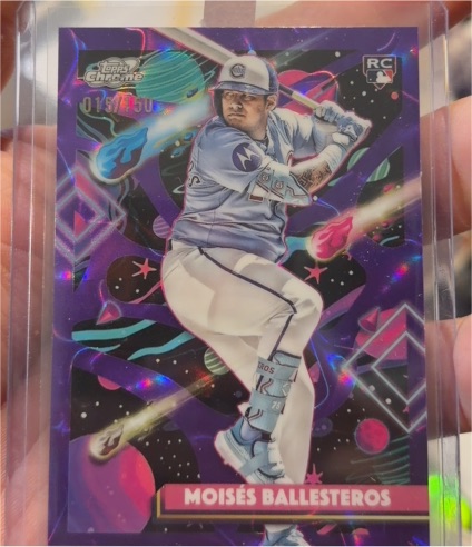 2025 Topps Chrome Cosmic #58 Moises Ballesteros — front