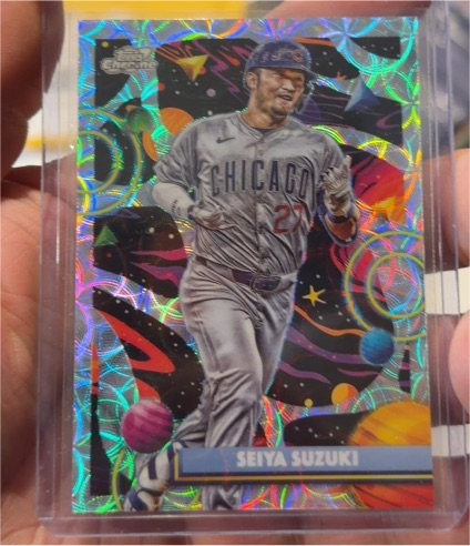 2025 Topps Cosmic Chrome #135 Seiya Suzuki — front