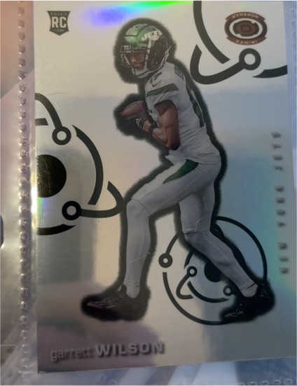 2022 Panini Chronicles #D-8 Garrett Wilson Dynagon Rookies — front