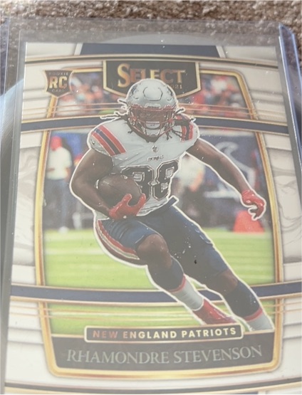 2021 Panini Select #75 Rhamondre Stevenson — front