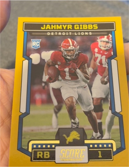2023 Panini Score #316 Jahmyr Gibbs — front