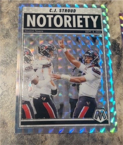 2025 Panini Mosaic #5 C.J. Stroud Notoriety — front